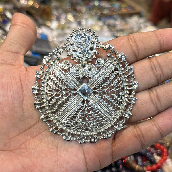 Big Silver Earrings