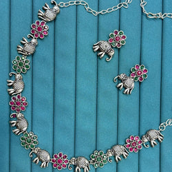 Oxidise choker set 2