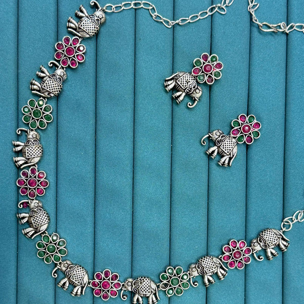 Oxidise choker set 2