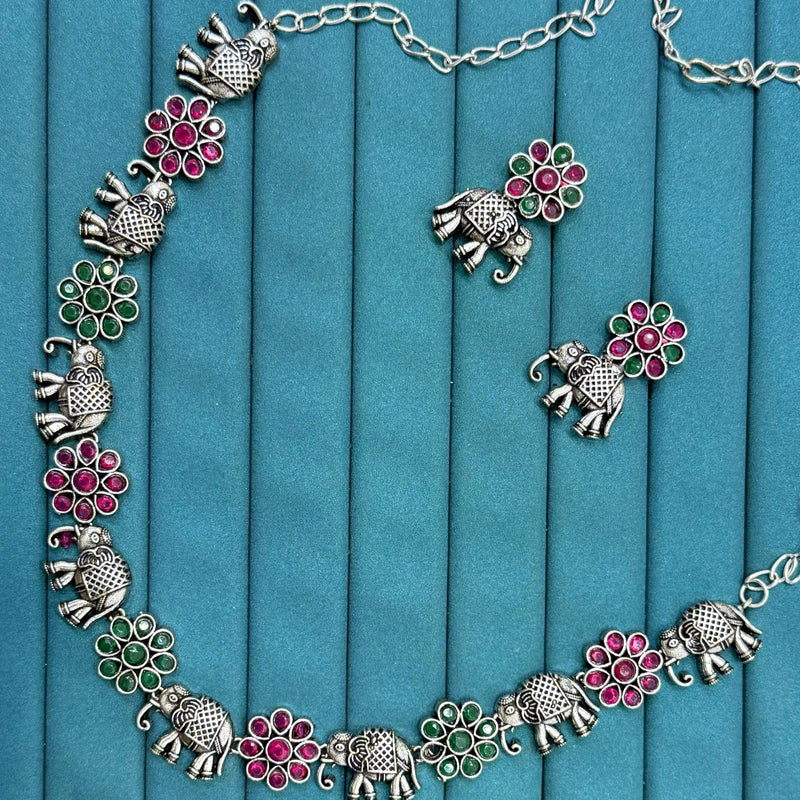 Oxidise choker set 2