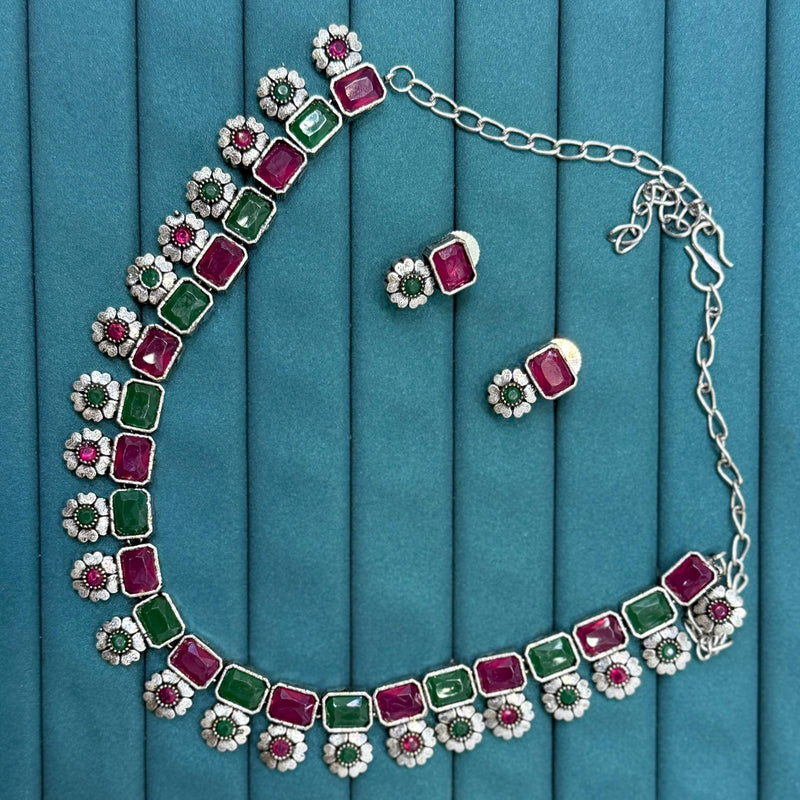 Oxidise choker set 6