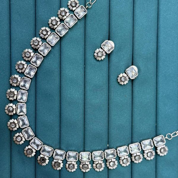 Oxidise choker set 7