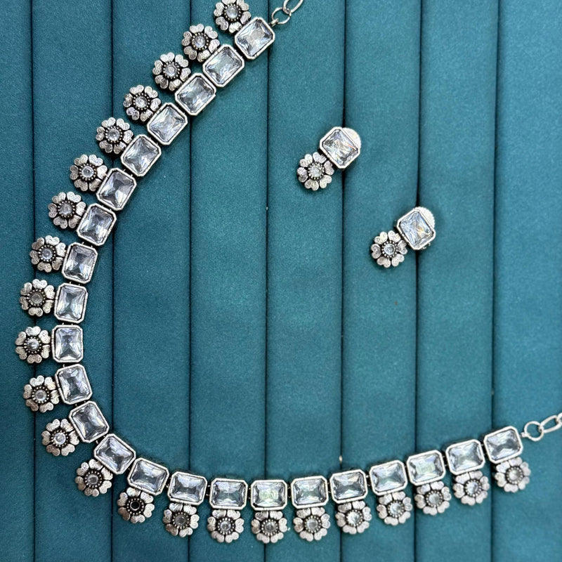 Oxidise choker set 7