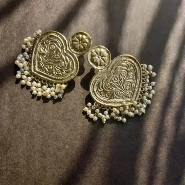 Afghani Heart Earrings